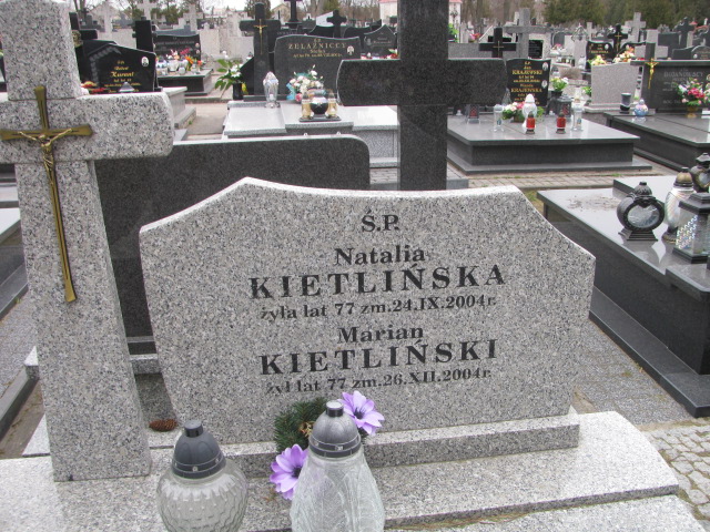 Natalia Kietlińska 1927 Andrzejewo - Grobonet - Wyszukiwarka osób pochowanych