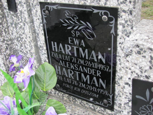 Grób Aleksander Hartman