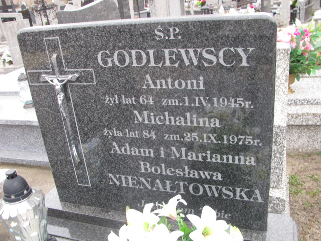 Antoni Godlewski Andrzejewo - Grobonet - Wyszukiwarka osób pochowanych