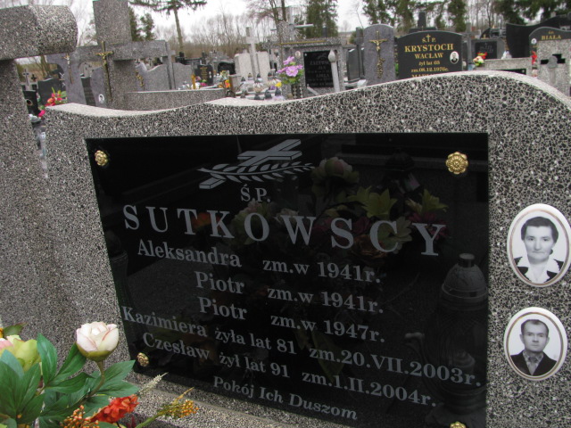 Piotr Sutkowski Andrzejewo - Grobonet - Wyszukiwarka osób pochowanych