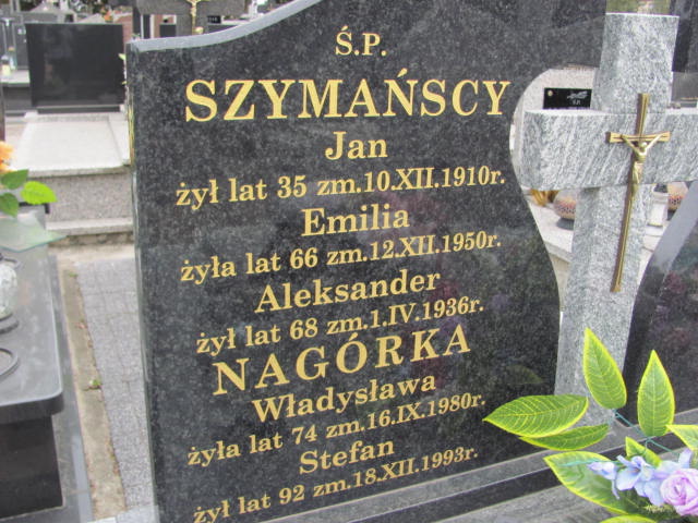 Aleksander Szymański Andrzejewo - Grobonet - Wyszukiwarka osób pochowanych